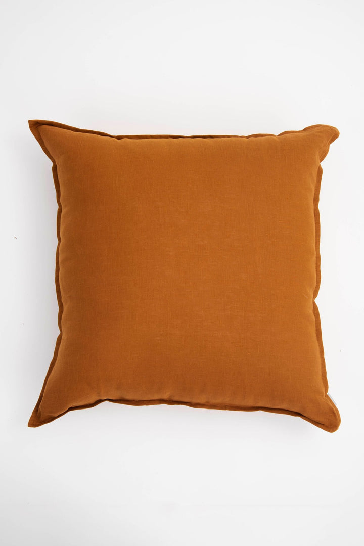 Funda de Cojín Toscana Naranjo Cuadrado