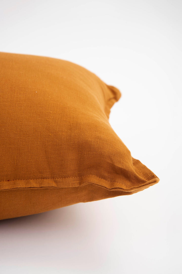 Funda de Cojín Toscana Naranjo Cuadrado