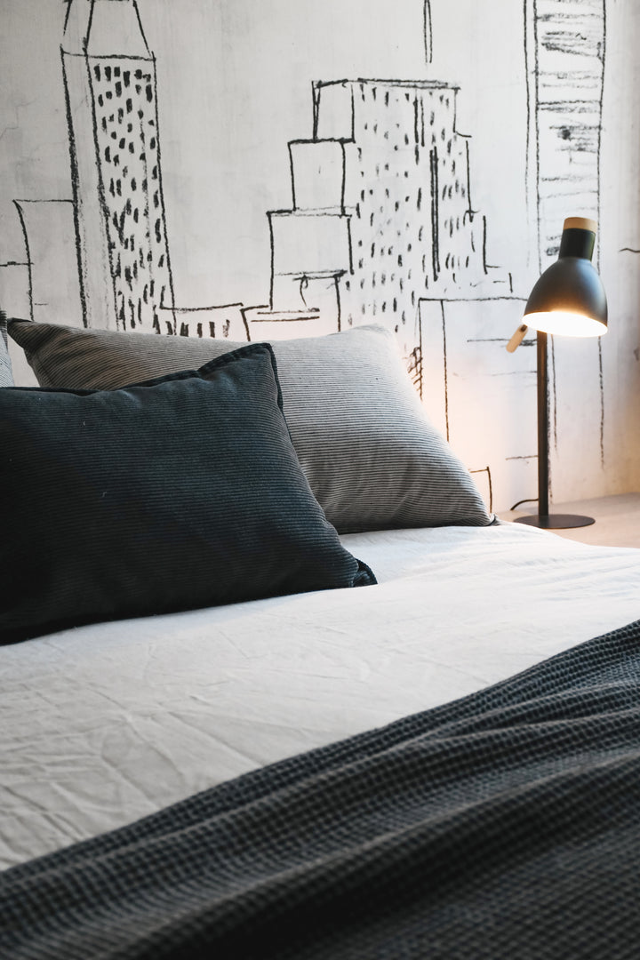 Funda cojín Oslo Gris Oscuro