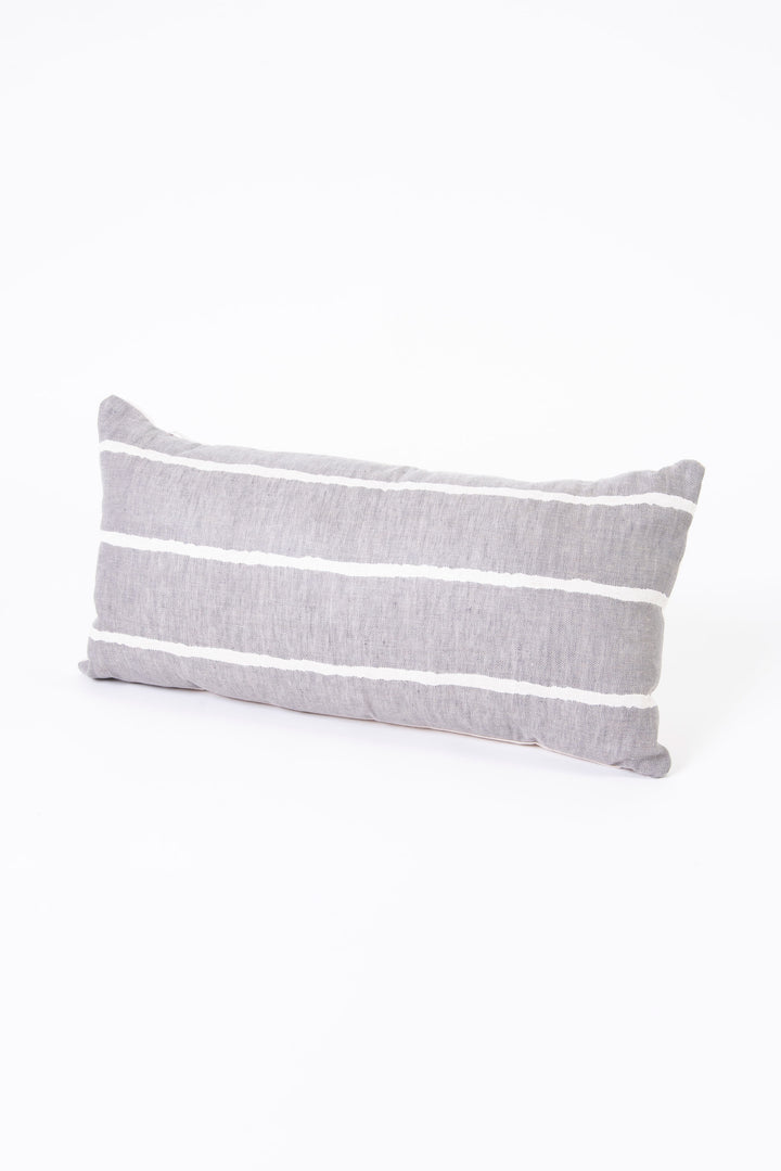 Funda de Cojín Lino Araucaria Gris