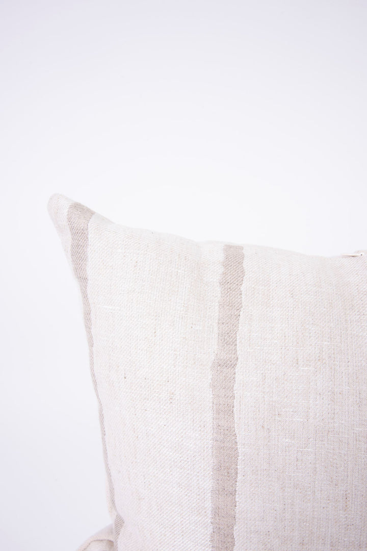 Funda de Cojín Araucaria Líneas Beige