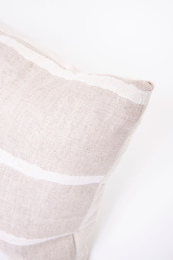 Funda de Cojín Lino Araucaria Beige