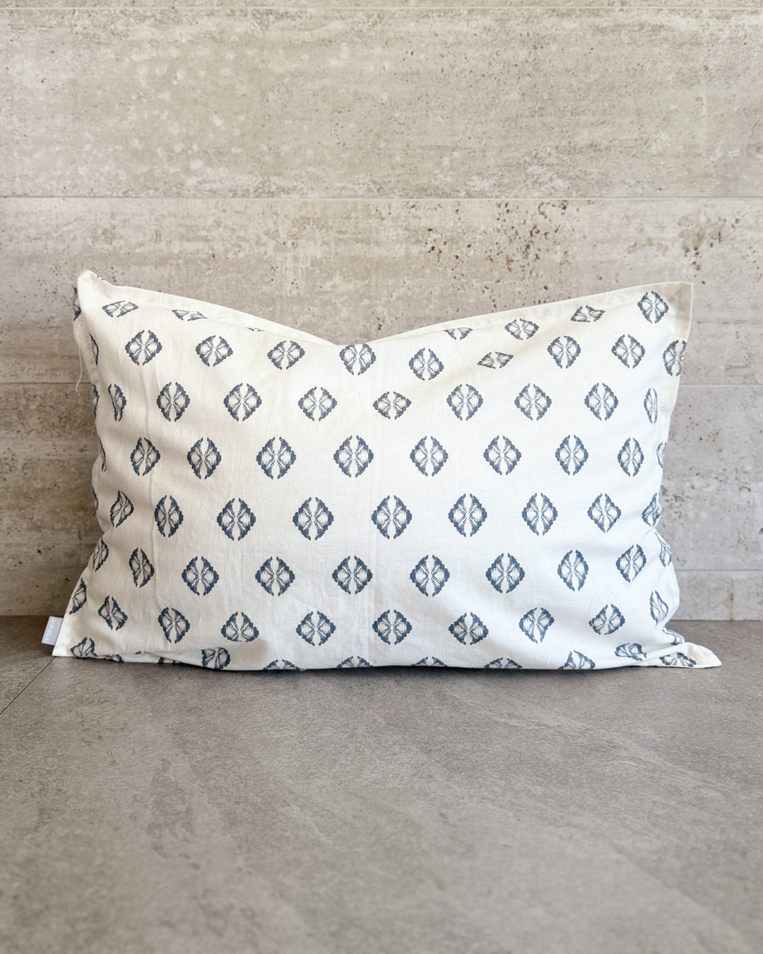 Funda de cojín diseño azul Cannes