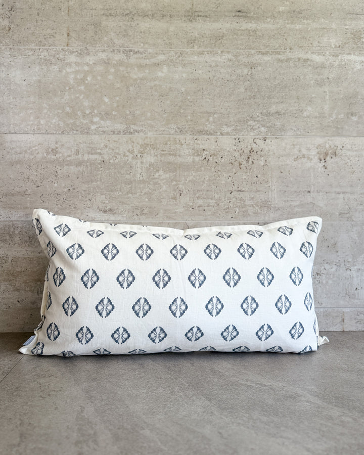 Funda de cojín diseño azul Cannes