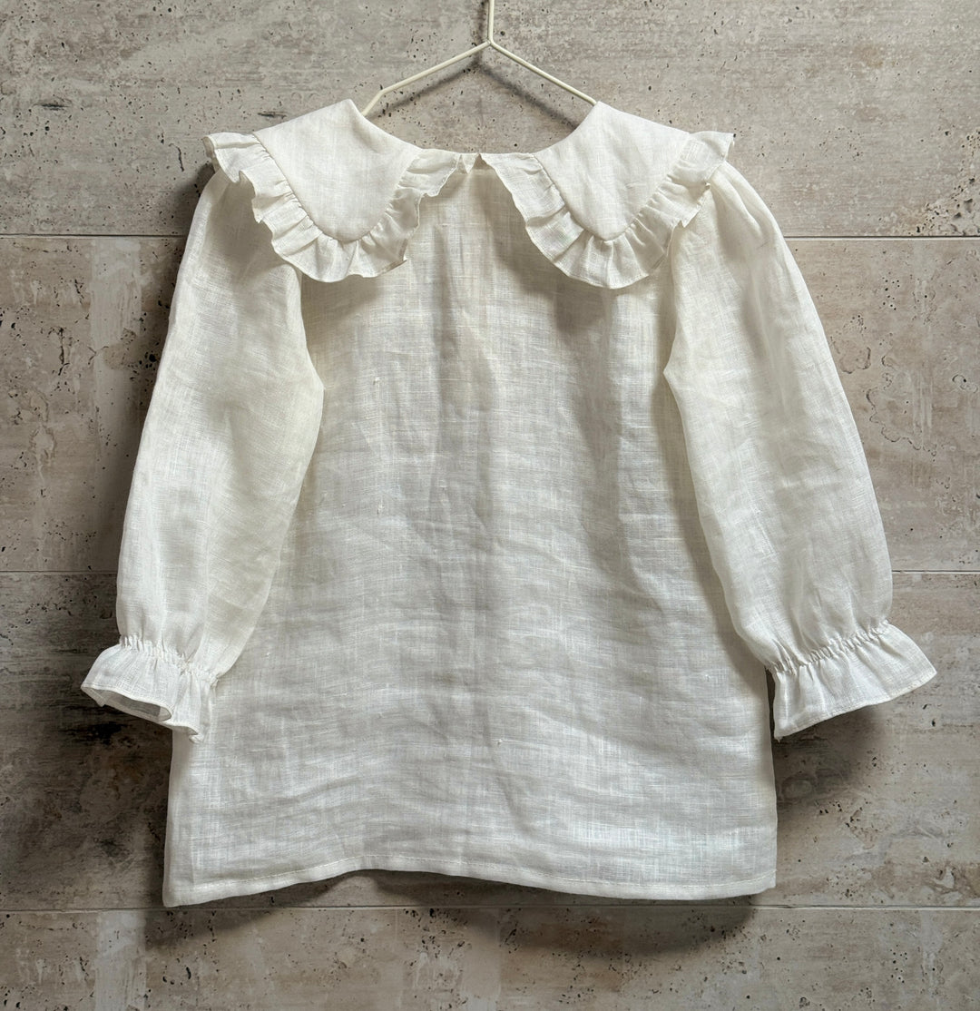 Blusa lino crudo