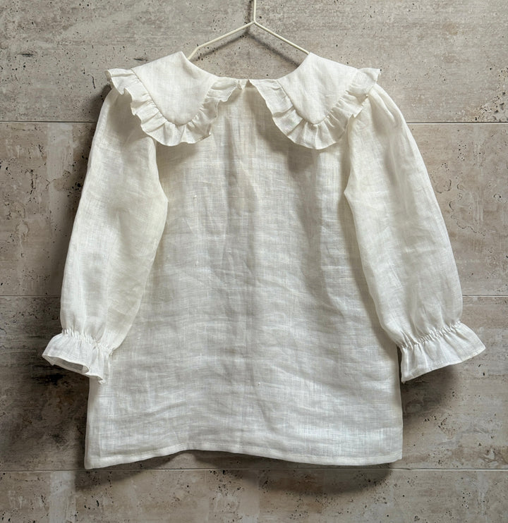 Blusa lino crudo