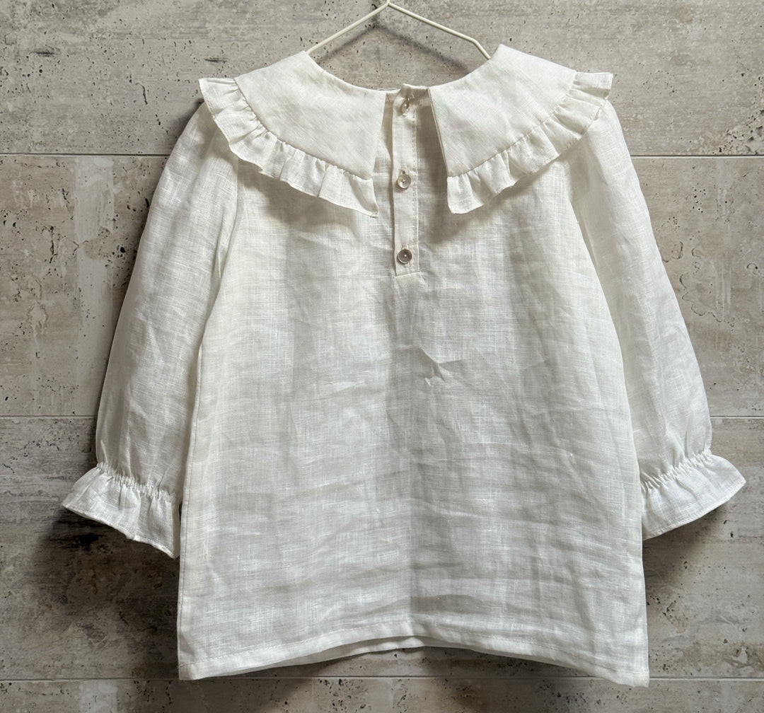 Blusa lino crudo
