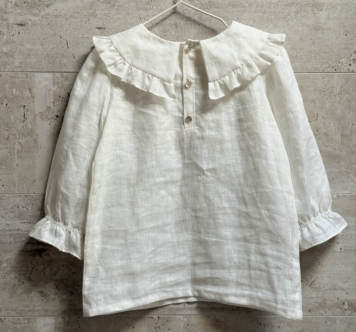 Blusa lino crudo