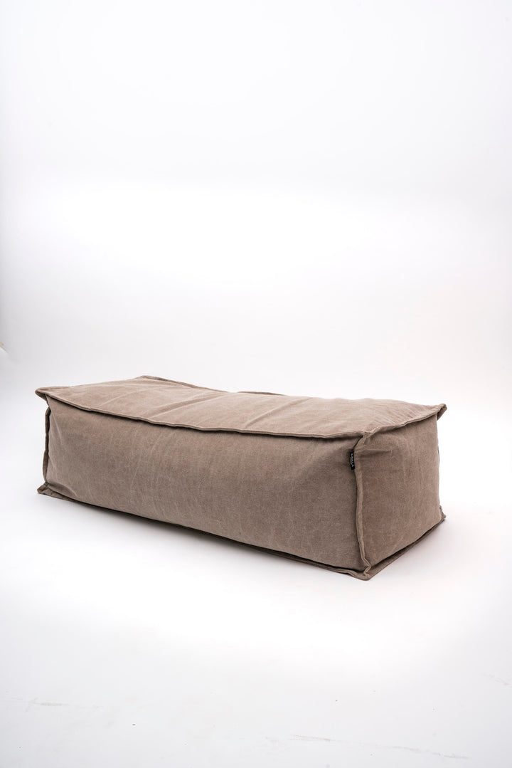 Pouf Rectangular café